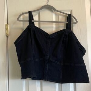 NWT DENIM Torrid Top